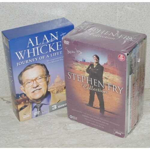 Stephen Fry Collection 6 Dvd + Alan Whicker Journey Of A Lifetime 3 Dvd
