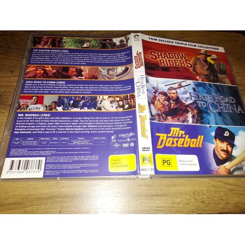 Tom Selleck Collection - High Road To China / Shadow Riders / Mr. Baseball Dvd