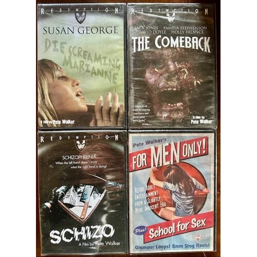 Pete Walker X 4 Film Bundle - Coffret 4 Dvd