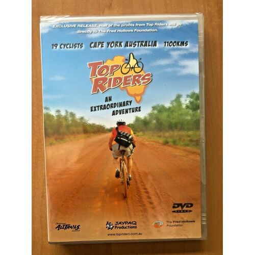 Dvd Top Riders An Extraordinary Adventure - 19 Cyclists 1100kms Cape York