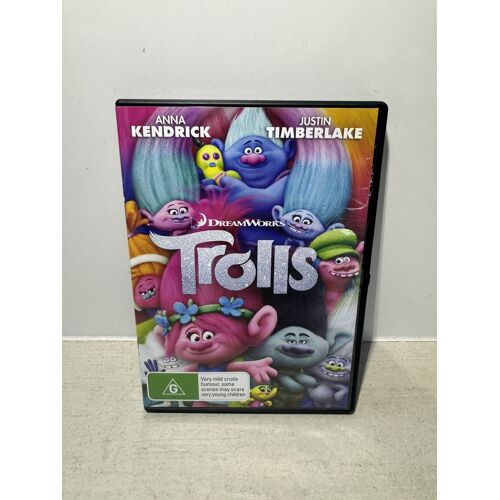 Trolls Dvd - Film D'animation Musical Avec Anna Kendrick, Justin Timberlake
