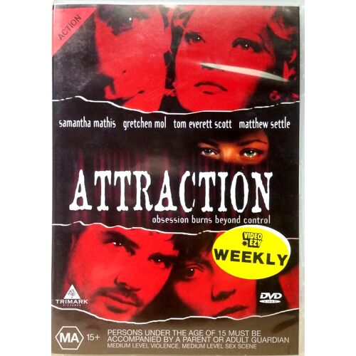 Attraction Samantha Mathis Thriller B Movie Gretchen Mol Rare Oop Regio Dvd (2000)