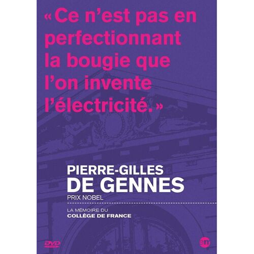 The Memory Of The College Of France Pierre-Gilles De Gennes - Documentaire Dvd