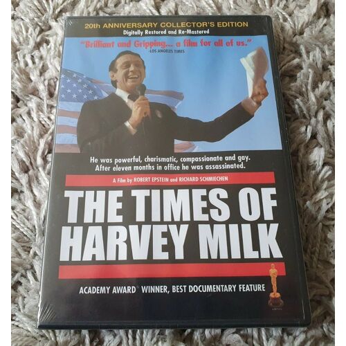 The Times Of Harvey Milk (1984) Dvd - Documentaire Historique, 20ème Anniversaire