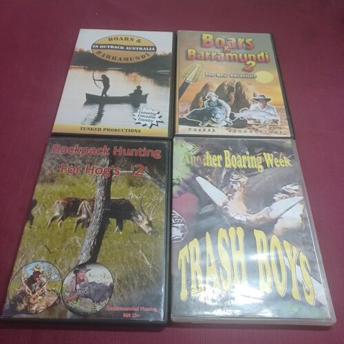 4 Dvd Chasse Au Cochon Sauvage - Collection Complète
