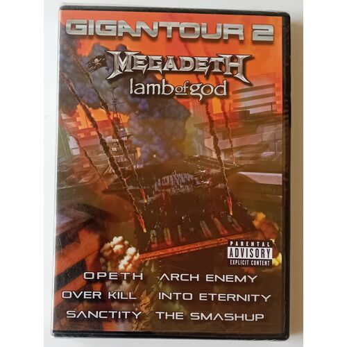 Gigantour 2 - Megadeth Lamb - Concert Heavy Metal Dvd