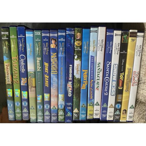 Disney Bundle 18 Dvd (Cinderella, Peter Pan, Finding Nemo + Autres)