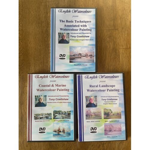 Lot De 3 Dvd Tony Cowlishaw - Cours D'aquarelle (2004)