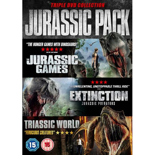 Jurassic Triple Pack (2018) - 3 Disques Dvd
