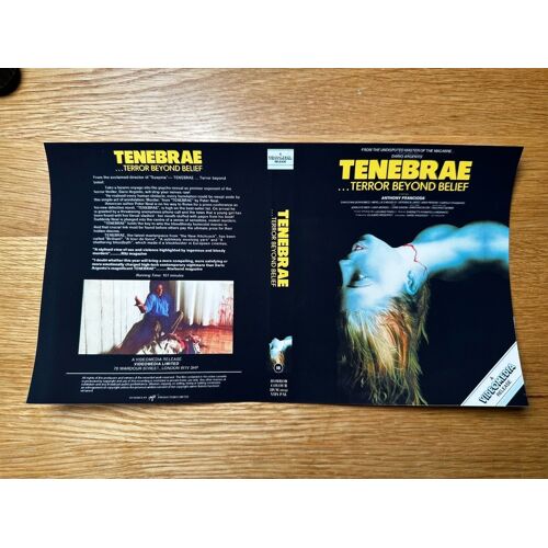 Tenebrae Custom Sleeve 4k Uhd Dvd