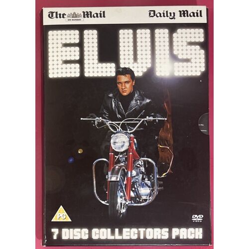 Pack 7 Dvd Elvis Collectors Daily Mail - Gi Blues Inclus