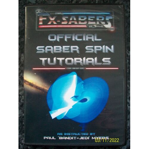 Dvd Saber Spin Tutorials Fx-Sabers Paul Myers - Tutoriels De Combat Au Sabre Laser