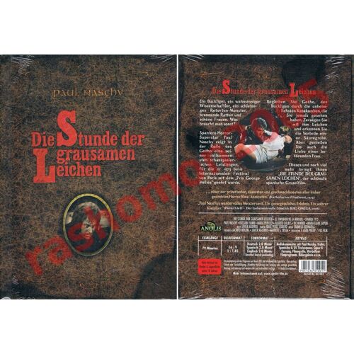 Dvd Hunchback Of The Morgue - Paul Naschy, Javier