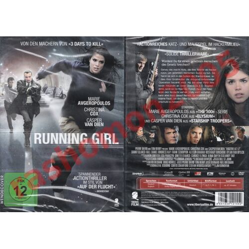 Fugitive At 17 Running Girl - Dvd Avec Marie Avgeropoulos, Casper Van Dien