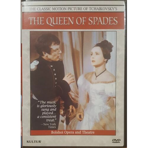 Dvd Classic Motion Picture Of Tchaikovsky's The Queen Of Spades Bolshoi Opera