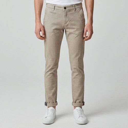 Pantalon Chino Dobby Camel Cr-Preston-X12-Ca Homme Crossby
