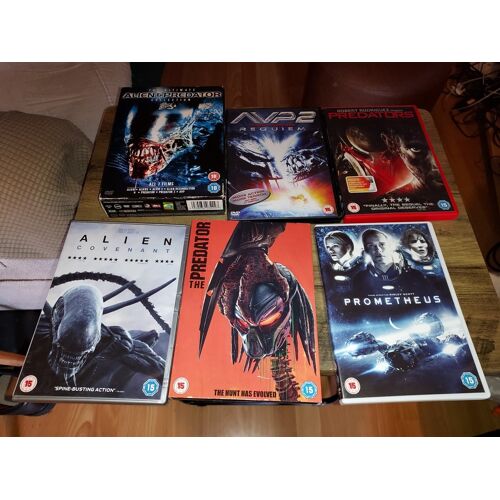 Ultimate Alien Predator Collection + Predators, Avp 2, Cov Prom, The Pred - Dvd