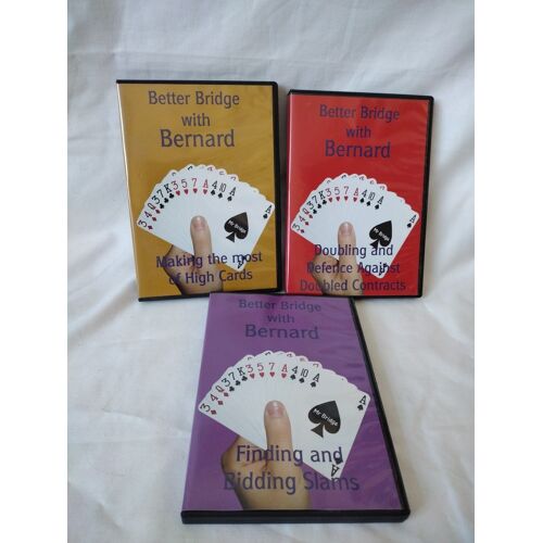 Lot De 3 Dvd Better Bridge With Bernard Magee - Apprenez Le Bridge