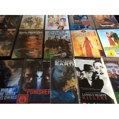Dvd John Travolta - Punisher, Carrie, Be Cool, Wehrlos, Hairspray