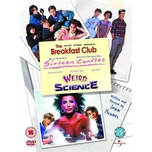 John Hughes 3 Movie Collection Dvd - 16 Candles, Weird Science, Breakfast Club - Région 2