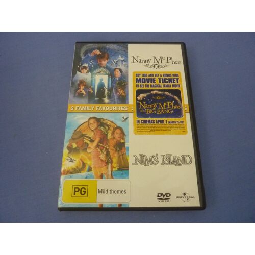 Nanny Mcphee Nim's Island Emma Thompson Colin Firth Jodie Foster Dvd