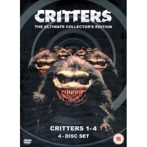 Critters Quadrilogy Dvd Collection - Parties 1, 2, 3, 4 - Zone 2
