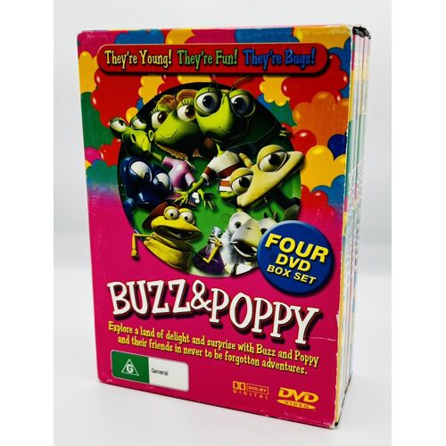 Coffret Dvd Buzz & Poppy - Volumes 1 À 4 (Série Tv)