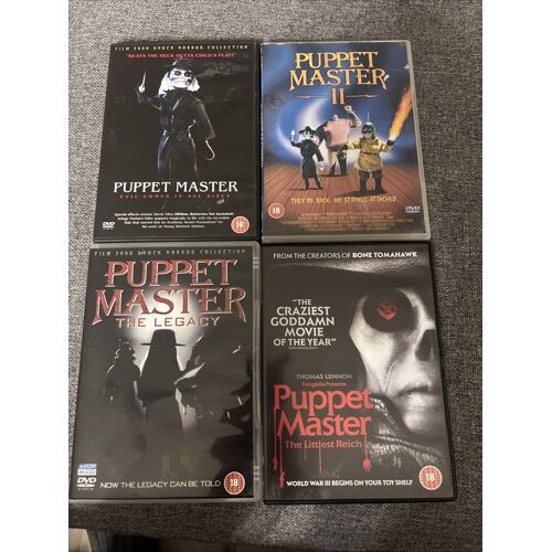 Coffret Dvd Puppet Master X - 4 Films Dont Legacy
