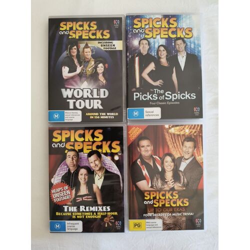Spicks And Specks - Lot De 4 Dvd Abc - Jeu
