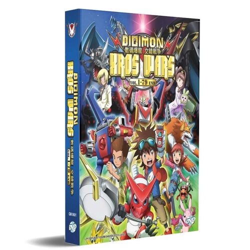 Digimon Xros Wars - 79 Épisodes Animés En Dvd, Sous-Titres Anglais