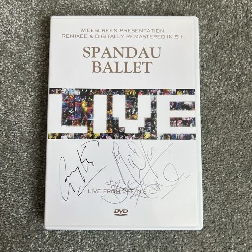 Spandau Ballet Live At The Nec - Dvd Signé Martin & Gary Kemp