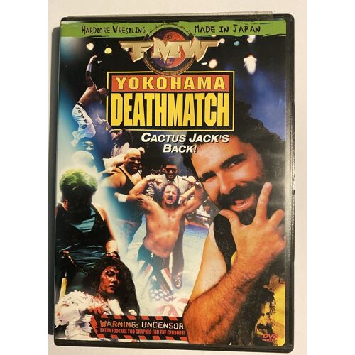 Dvd Fmw Yokohama Deathmatch Cactus Jack Wrestling Frontier