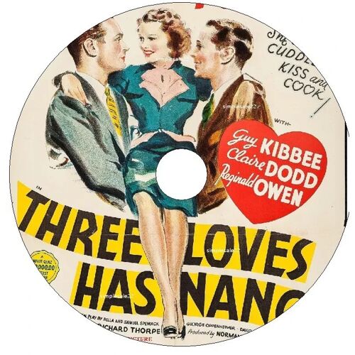Three Loves Has Nancy Film Dvd (1938)