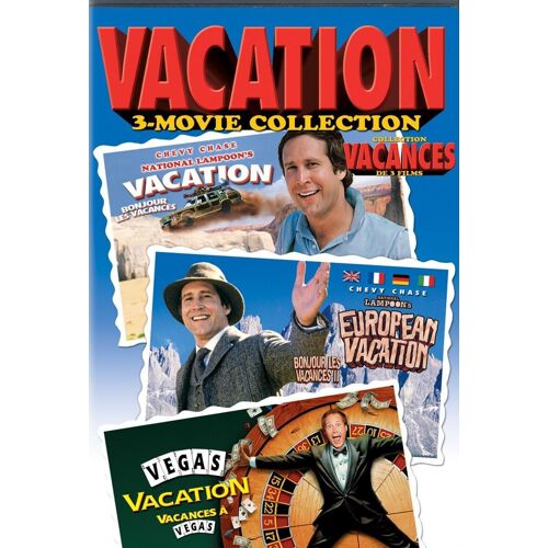 Coffret Dvd National Lampoon: Vacation, European Vacation, Vegas Vacation - Chevy Chase