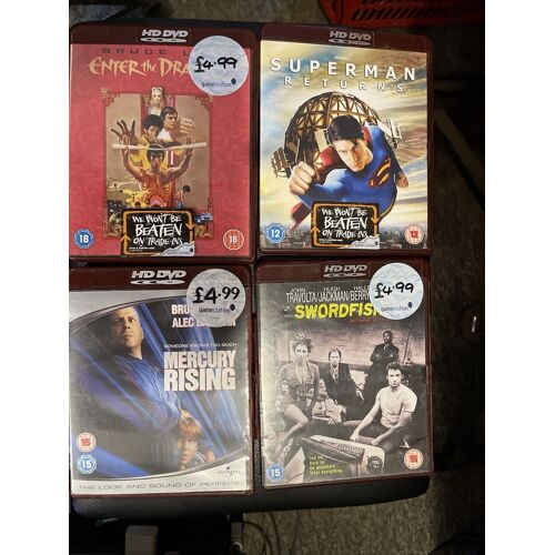 Hd Bundle X4: Superman Returns, Swordfish, Mercury Rising, Enter - Dvd