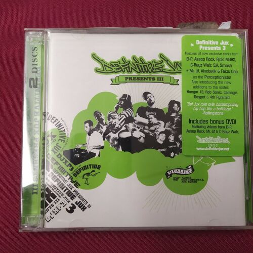 Definitive Jux Presents 3 - Djx76 Cd Album Dvd
