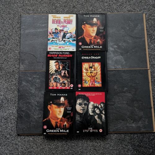 Lot De 6 Dvd Multi-Genres : The Green Mile, Lost Boys, Avec Jaquettes Cartonnées