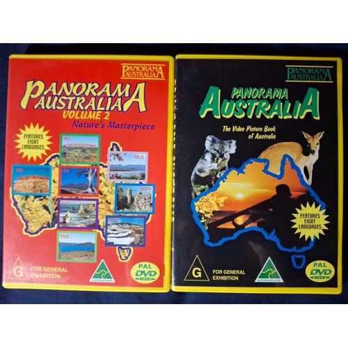 Panorama Australia: Vol 1 + Vol 2 - Natures Masterpiece - Travel Australia Dvd