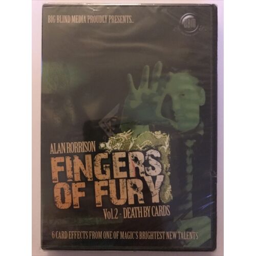 Fingers Of Fury Vol.2 - Death By Cards Alan Rorrison - Dvd Magie
