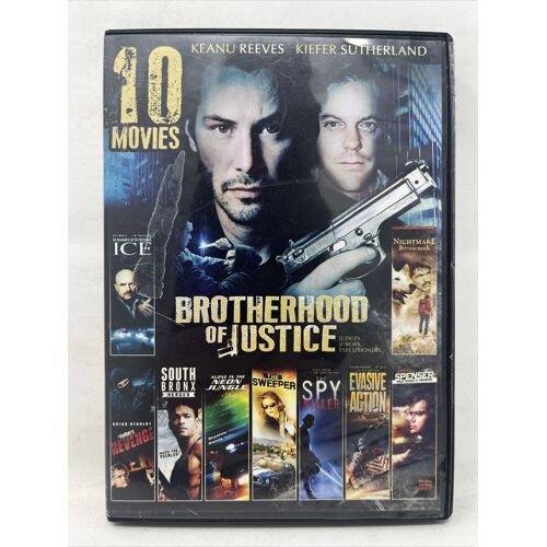 Dvd 10 Action Movies - Keanu Reeves, Kiefer Sutherland (2014)