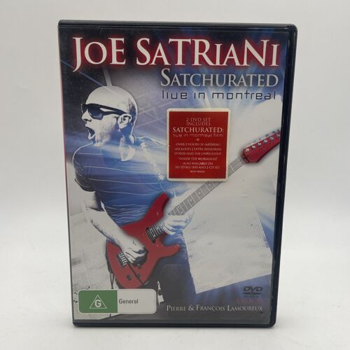 Satchurated: Live In Montreal By Joe Satriani Dvd