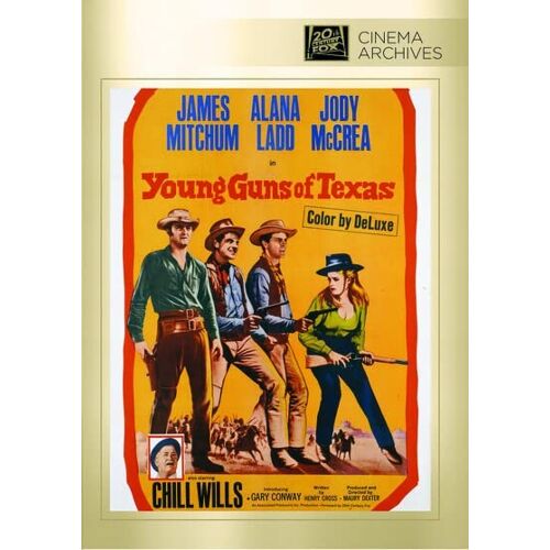 Dvd Young Guns Of Texas - Alana Ladd, Chill Wills, Gary Conway