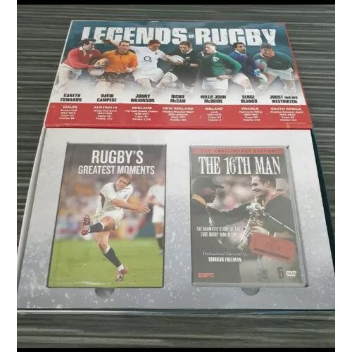 Gift Set Legends Of Rugby - Dvd & Livre - Moments Rugby Légendaires