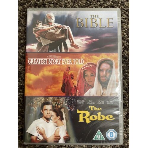 Triple Pack Dvd : The Bible / The Greatest Story Ever Told / The Robe - Zone 2