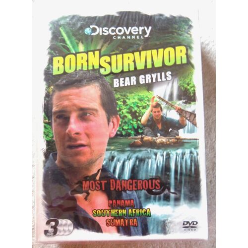 Bear Grylls Born Survivor Most Dangerous Box Set [Dvd] - Aventure Survie
