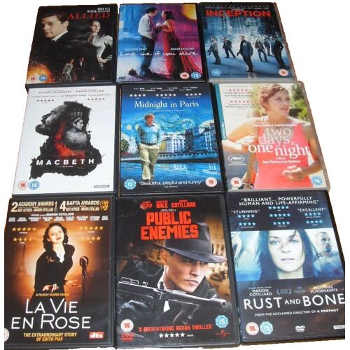 Marion Cotillard Collection - 9 Films Dvd