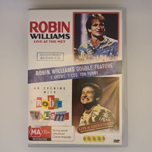 Robin Williams Double Feature: Live At The Met & An Evening With (2010) - Dvd