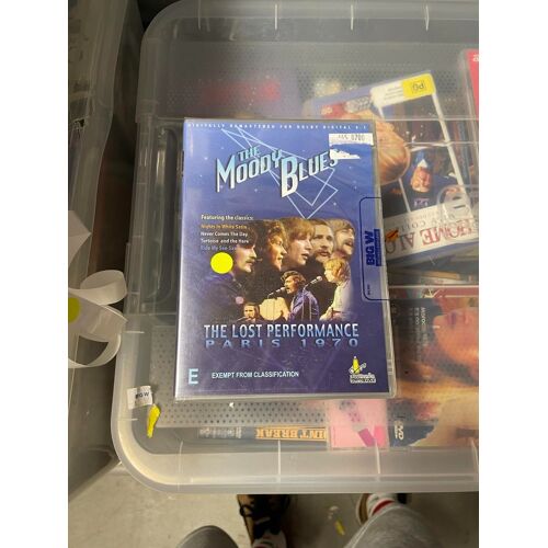 The Moody Blues The Lost Performance Paris - Dvd Concert (1970)