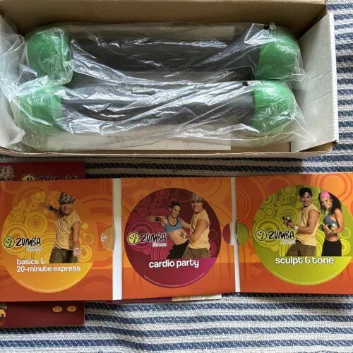 Zumba Health Fitness - Toning Bars & Dvds Workout - Région 2 (Boîte Ouverte)
