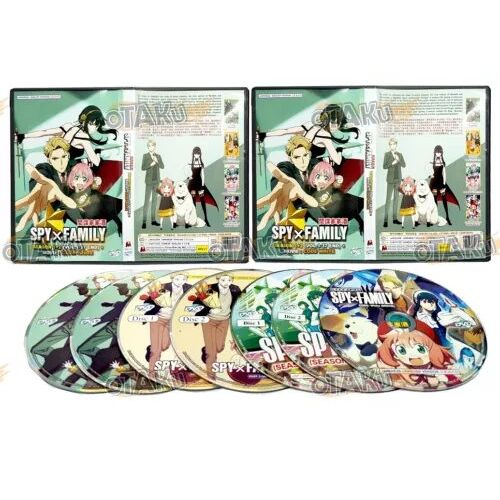 Spy--Family (Saison 1+2) - Anime Tv Dvd (Épisodes 1-37 + Film) Vf Zone 2